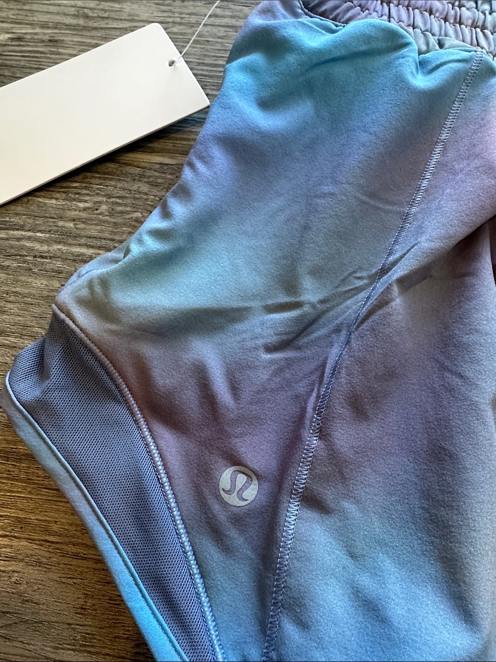 NEW with tags! Hotty Hot HR Short 2.5" *Lined Chroma Drift Blue Multi / Size 14 - Picture 5 of 5